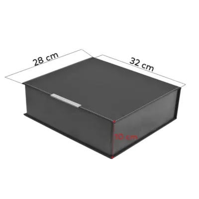 4625 suni deri (plastik kasa) set kutusu (32x28,5x10 cm) vip setler - Anadolu Promosyon