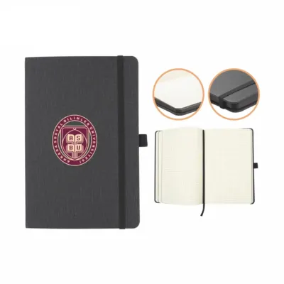 352290 kareli termo deri defter 14x21 - Anadolu Promosyon